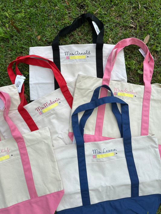 Teacher Appreciation Totes